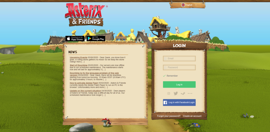 The Login Page
